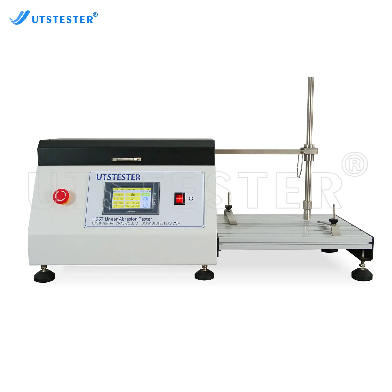Lab Equipment Linear Abrasion Tester Dry and Wet Abrasion Testing Machine H067