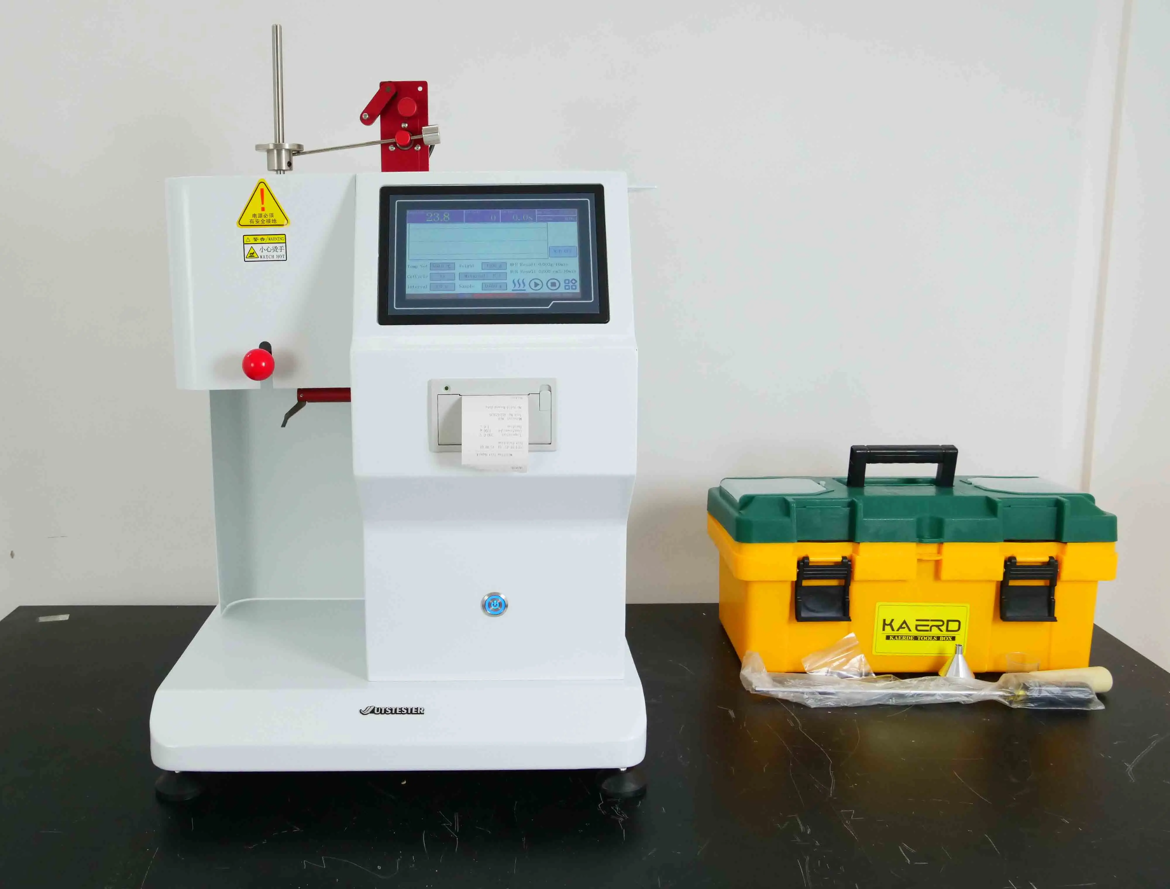 How to clean the melt flow index instrument after use