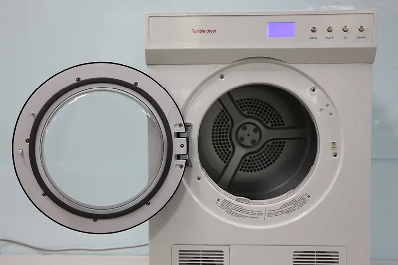 Dryer door