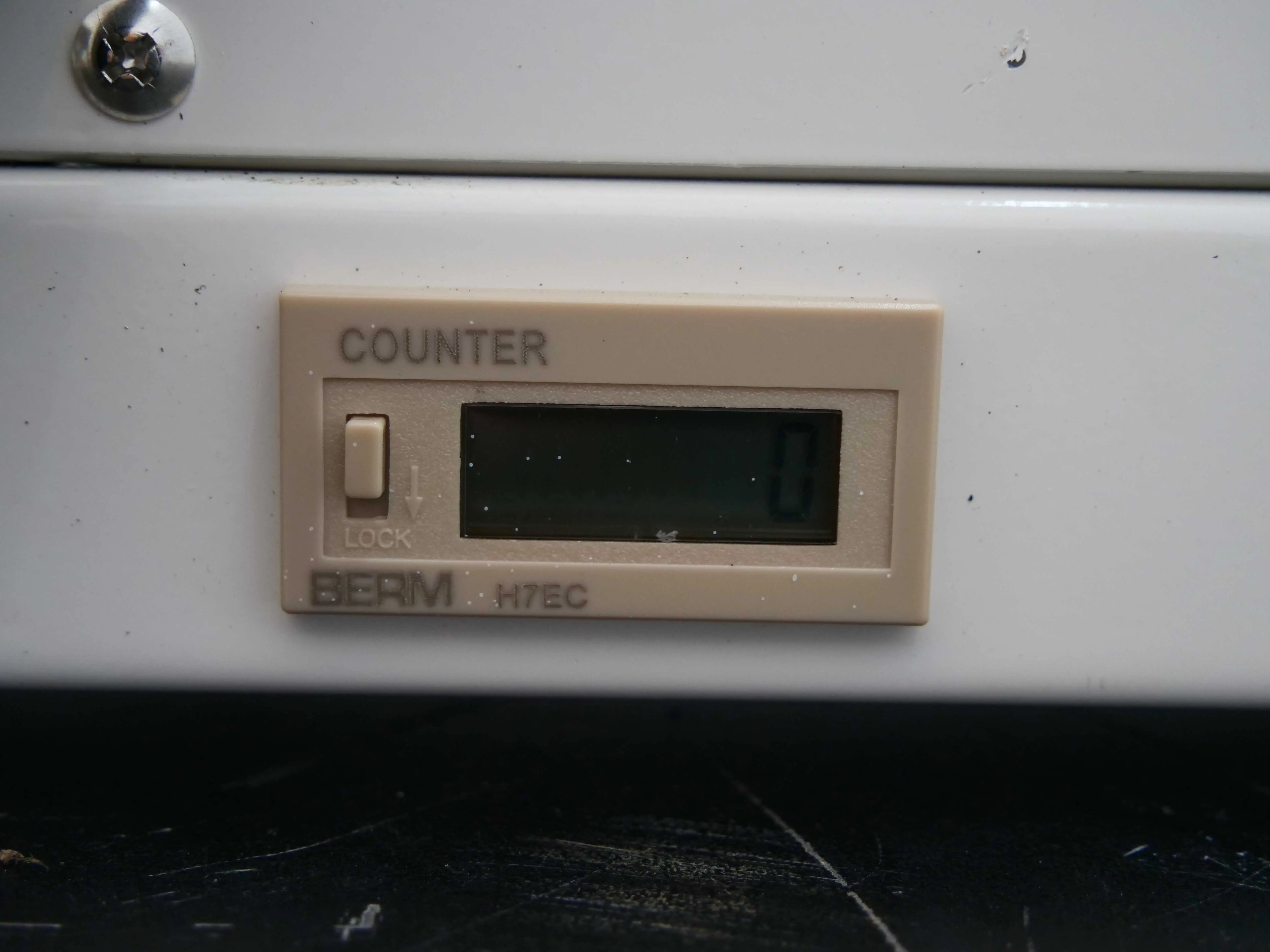 The counter