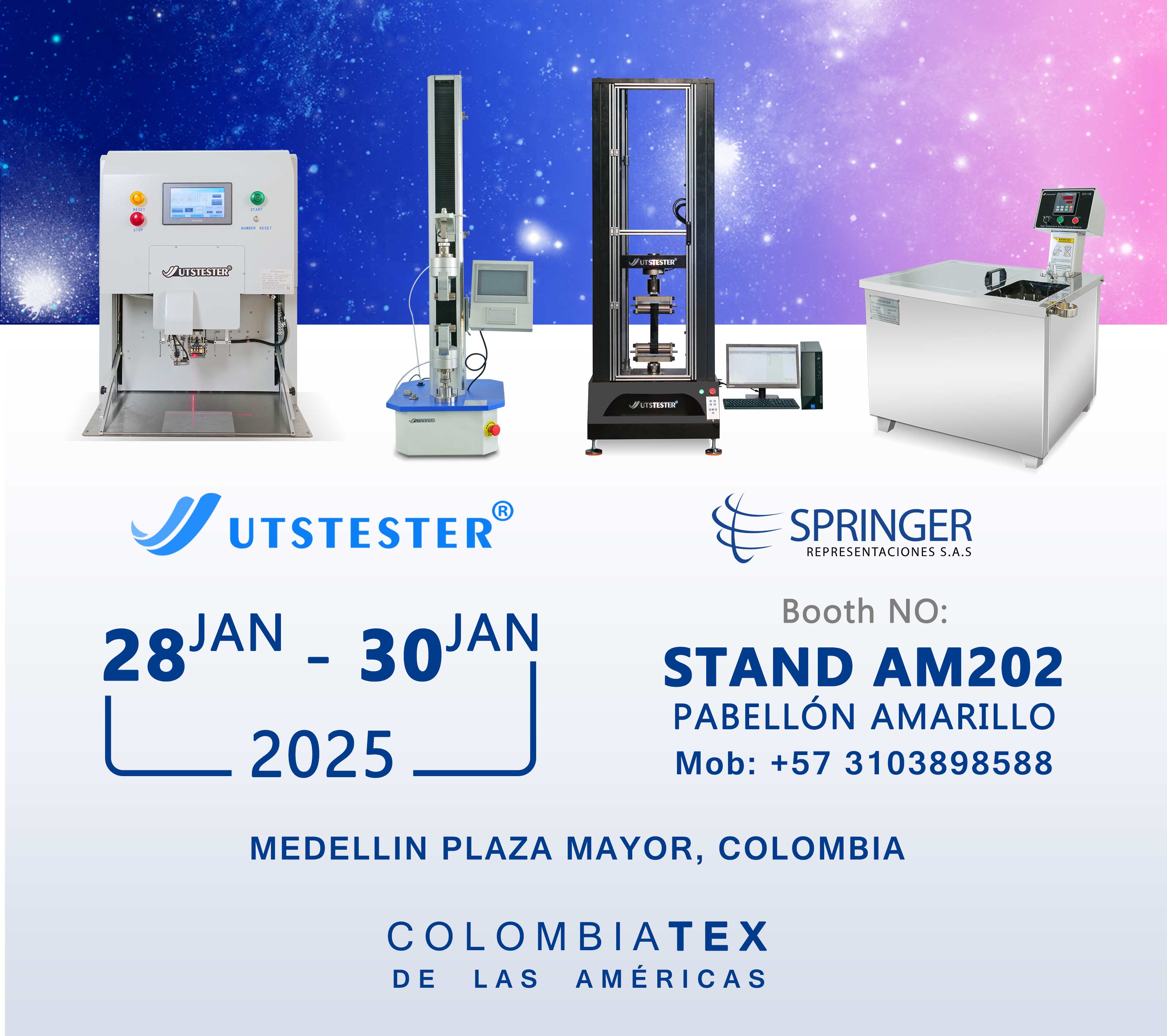 Visual Feast! Visit Us at Colombiatex 2025 in Medellín Colombia