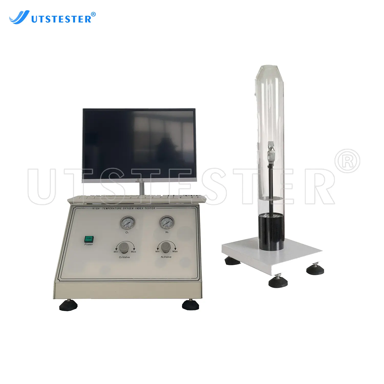 Limited Oxygen Index Tester ASTM D 2863 of Fire...