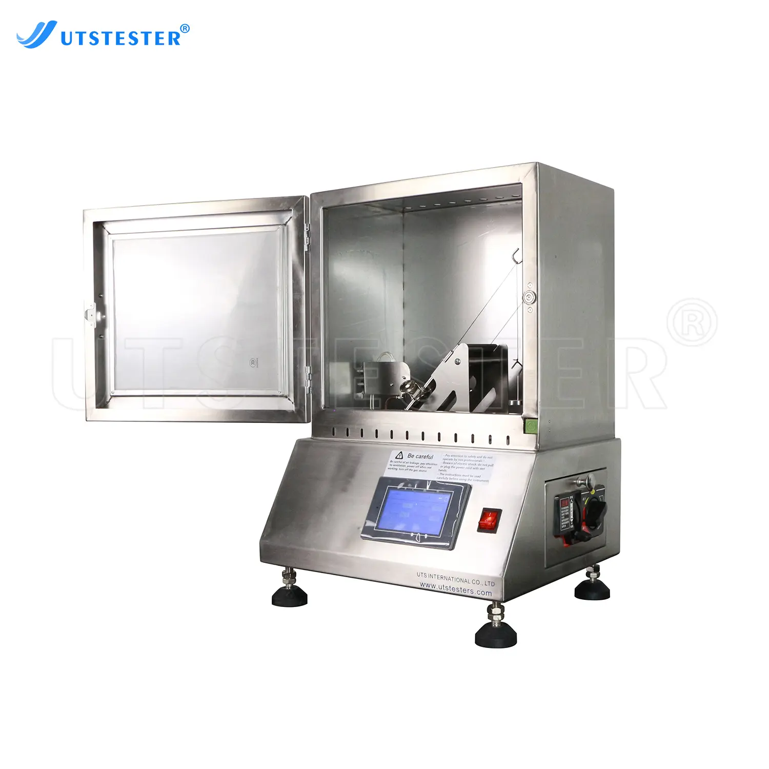 Tilt Burn Tester 45 Degree Flammability Tester Fabric Combustion Flammability Test Machine M015N