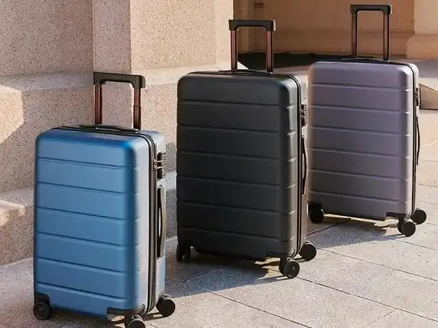 Luggage cases undergo drop, pressure, and long-term use testing